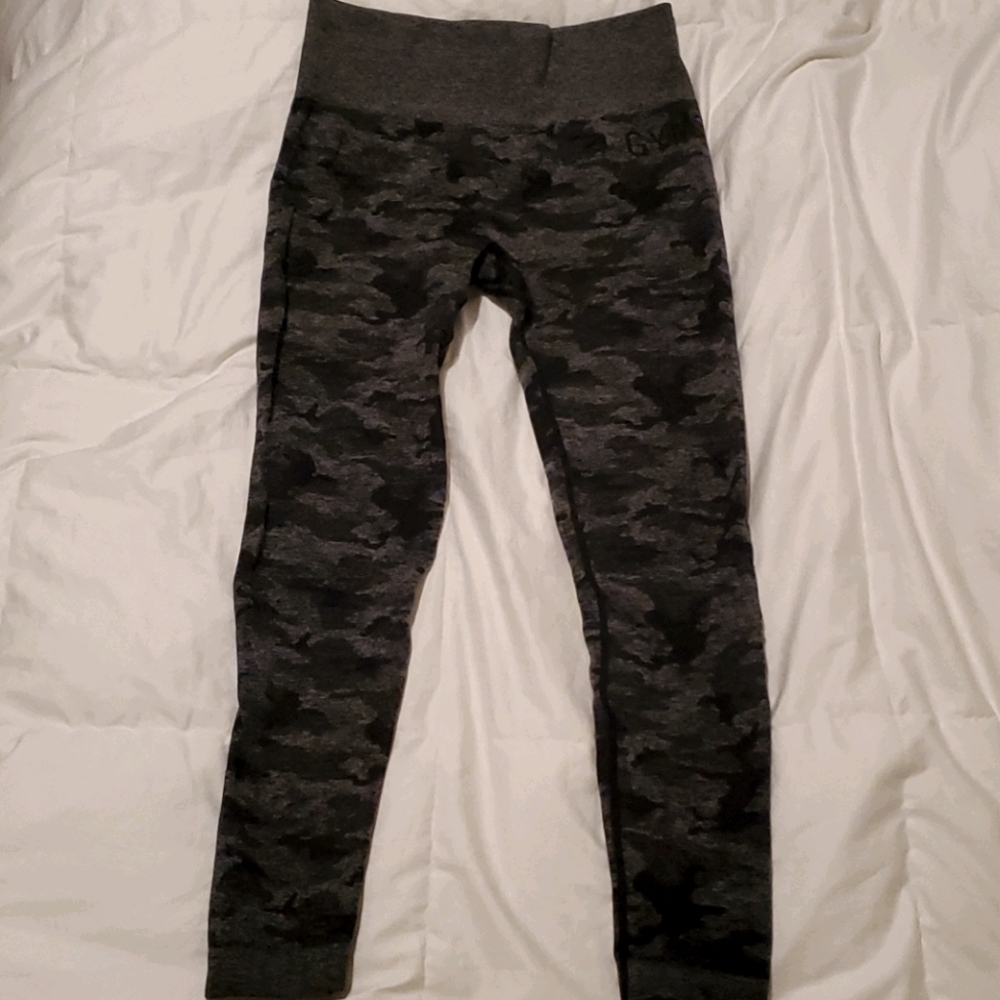 Black Camo Gymshark Leggings